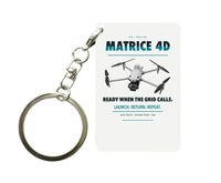 Thumbnail for DJI Matrice 4D Key Chain design on white key chain
