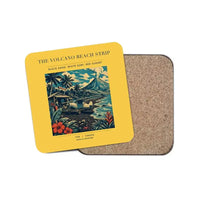 Thumbnail for The Volcano Beach Strip - Designed Coasters design on yellow 1-piece