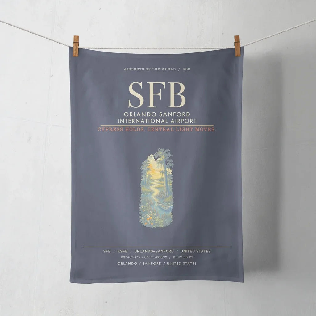 Orlando Sanford International Airport SFB - Navy Blue
