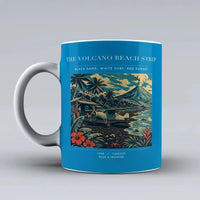 Thumbnail for VINTAGE G4405 - The Volcano Beach Strip - Ceramic Mug design on turquoise