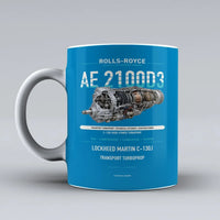 Thumbnail for 2100D3 Mug design on turquoise ae
