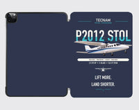 Thumbnail for Tecnam P2012 STOL design on navy blue ipad tablet case