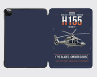 Thumbnail for Airbus H155 EC155 B1 design on navy blue ipad tablet case
