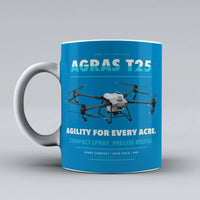Thumbnail for Agras T25 Mug design on turquoise dji