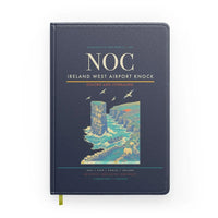 Thumbnail for Ireland West Airport Knock (NOC) design on navy blue notebook