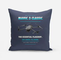 Thumbnail for DJI Mavic 3 Classic design on navy blue pillow