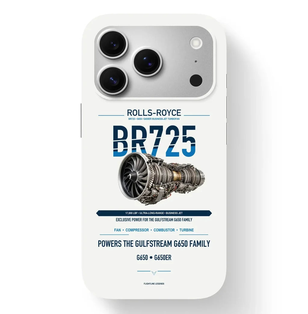 BR725 Case design on white iphone case