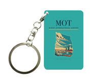 Thumbnail for Minot International Airport (MOT) design on turquoise key chain