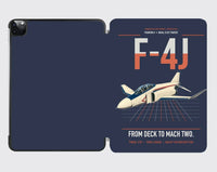 Thumbnail for F-4J Phantom II design on navy blue ipad tablet case