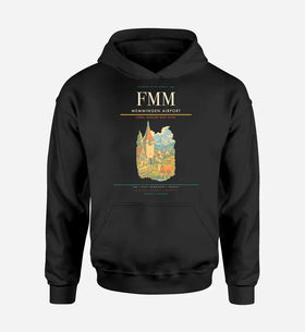 Single-Side Printing — Memmingen Airport (FMM) Double-Side Hoodie