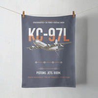 Thumbnail for KC-97L STRATOFREIGHTER design on navy blue towel