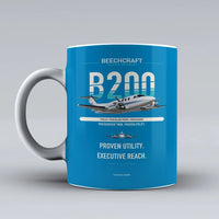 Thumbnail for Air B200 Mug design on turquoise king