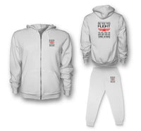 Thumbnail for Once You've Tasted Flight Zipped Hoodie - White