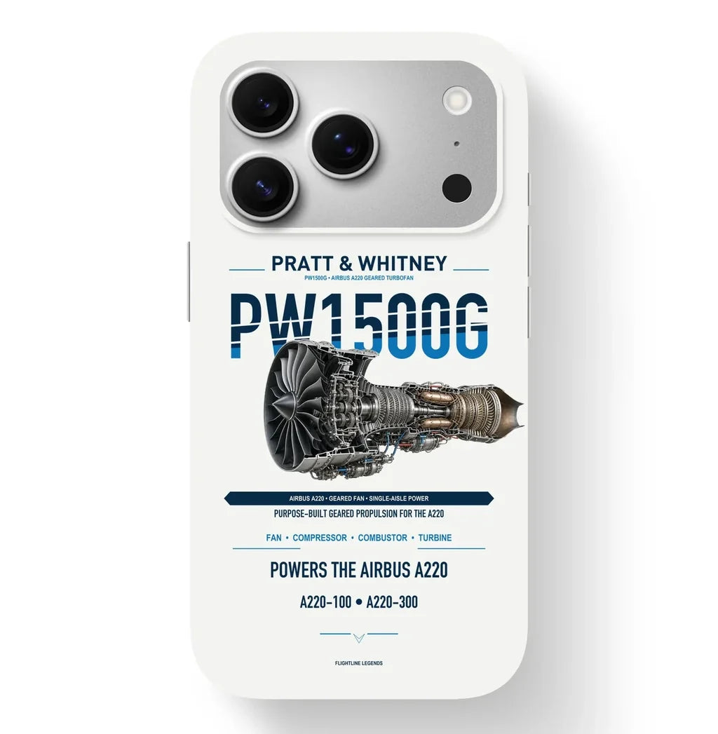 PW1500G Case design on white iphone case