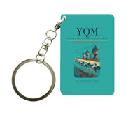 Thumbnail for Greater Moncton International Airport (YQM) design on turquoise key chain