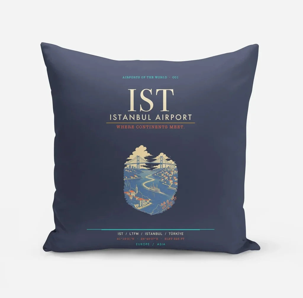 Istanbul Airport IST - Navy Blue
