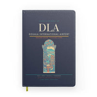 Thumbnail for Douala International Airport (DLA) design on navy blue notebook