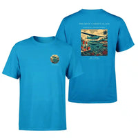 Thumbnail for VINTAGE G4410 - The Reef Garden Glass - Double-Side T-Shirt design on turquoise double side t shirt