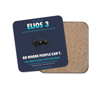 Thumbnail for Flyability Elios 3 design on navy blue 1 piece coaster