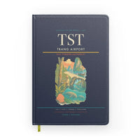 Thumbnail for Trang Airport (TST) design on navy blue notebook