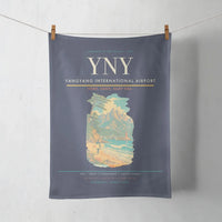 Thumbnail for Yangyang International Airport (YNY) design on navy blue towel