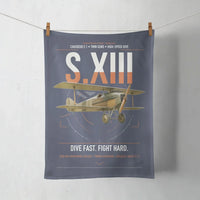 Thumbnail for SPAD S.XIII C.1 design on navy blue towel