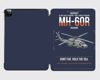 Thumbnail for Sikorsky MH-60R Seahawk design on navy blue ipad tablet case