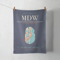Thumbnail for Chicago Midway International Airport MDW - Navy Blue
