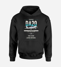 Thumbnail for Diamond DA20 design on black double-side hoodie, single-side print