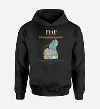 Thumbnail for Gregorio Luperón International Airport (POP) design on black hoodie single-side print