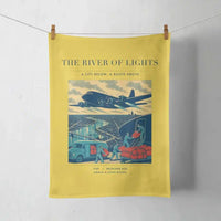 Thumbnail for VINTAGE G4152 - The River Of Lights - Designed Towels design on yellow