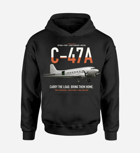 Single-Side Printing — C-47A Skytrain Double-Side Hoodie