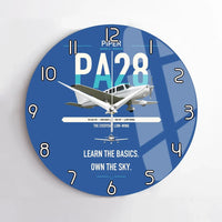 Thumbnail for Piper PA-28-181 Archer LX design on blue no frame wall clock
