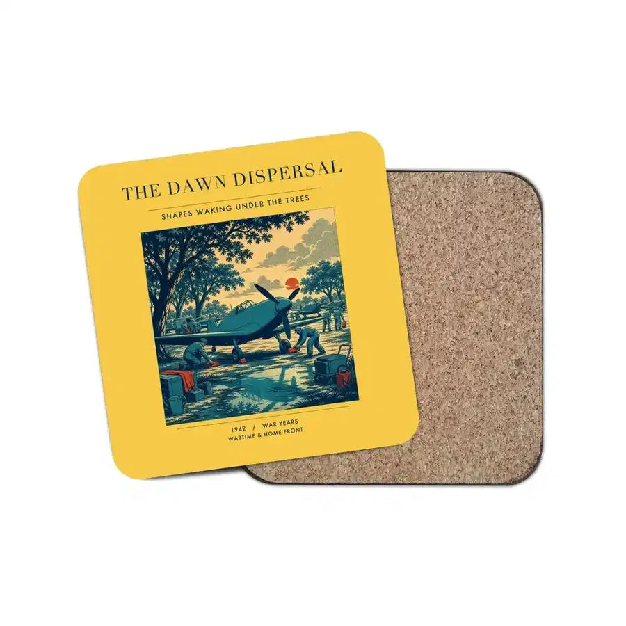 The Dawn Dispersal - Designed Coasters design on yellow 1-piece