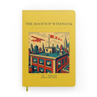 Thumbnail for VINTAGE G4312 - The Rooftop Windsock - Designed Notebooks design on yellow