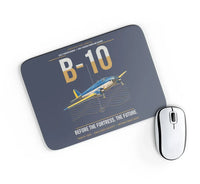 Thumbnail for Martin B-10 design on navy blue rectangle mouse pad