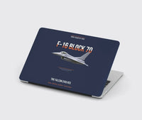 Thumbnail for F-16 Block 70 The Falcon Evolves design on navy blue MacBook case