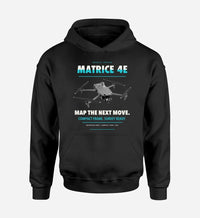Thumbnail for DJI Matrice 4E design on black hoodie single side