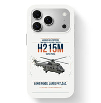 Thumbnail for Airbus H215M design on white magsafe iphone case, for iPhone 17 Pro