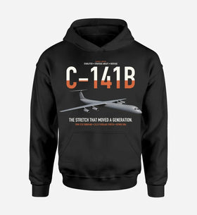 Single-Side Printing — C-141B Starlifter Double-Side Hoodie