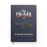 Thumbnail for Sikorsky CH-54A Tarhe design on navy blue notebook