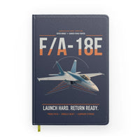 Thumbnail for F-A-18E Super Hornet design on navy blue notebook