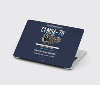 Thumbnail for CFM56-7B design on navy blue MacBook case