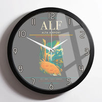 Thumbnail for Alta Airport ALF Wall-Clock Framed - Gray