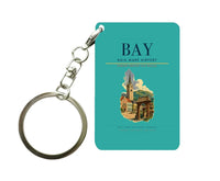 Thumbnail for Baia Mare Airport (BAY) design on turquoise key chain