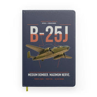 Thumbnail for B-25J Mitchell design on navy blue notebook