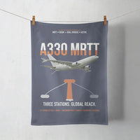 Thumbnail for Airbus A330 MRTT design on navy blue towel