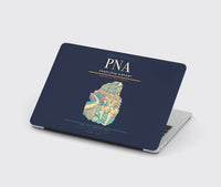 Thumbnail for Pamplona Airport (PNA) design on navy blue MacBook case