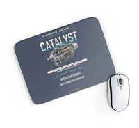 Thumbnail for CATALYST design on navy blue rectangle mouse pad