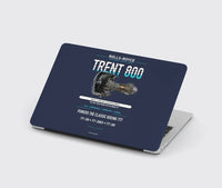 Thumbnail for TRENT 800 design on navy blue MacBook case